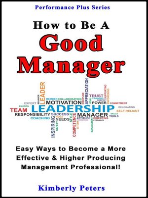 cover image of How to Be a Good Manager